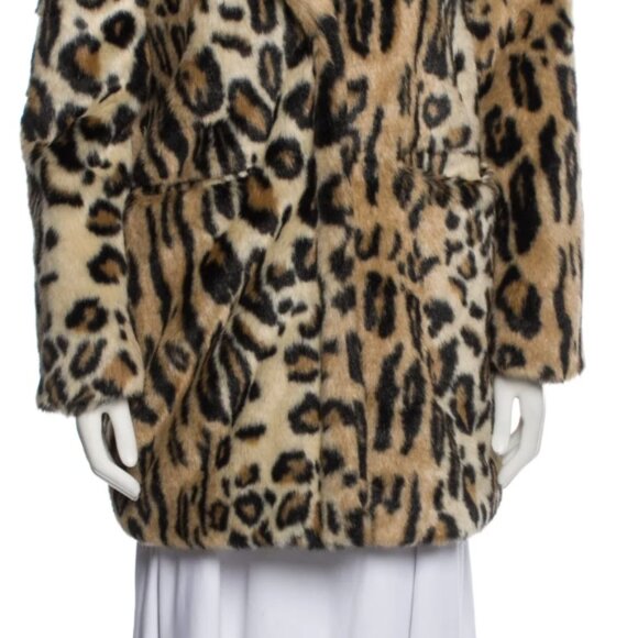 Apparis Faux Fur Leopard Coat - Picture 16 of 16